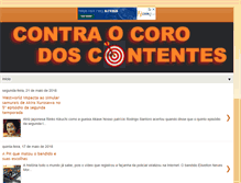 Tablet Screenshot of contraocorodoscontentes.com.br